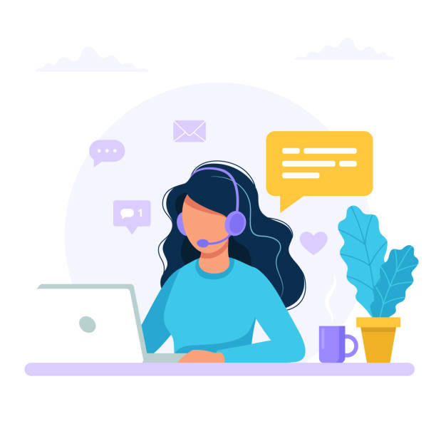 Customer Support Illustration